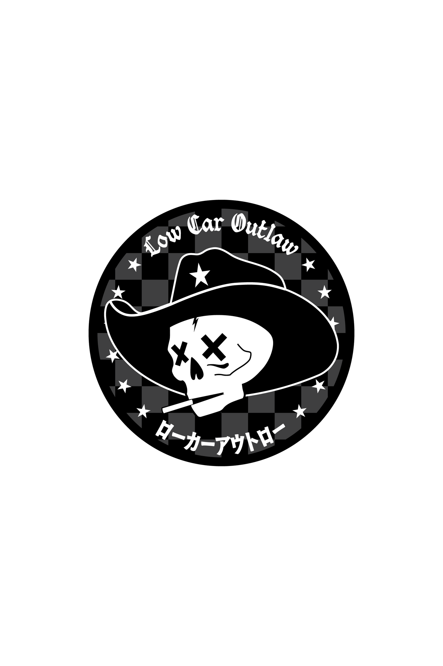 Low Car Outlaw Stickers