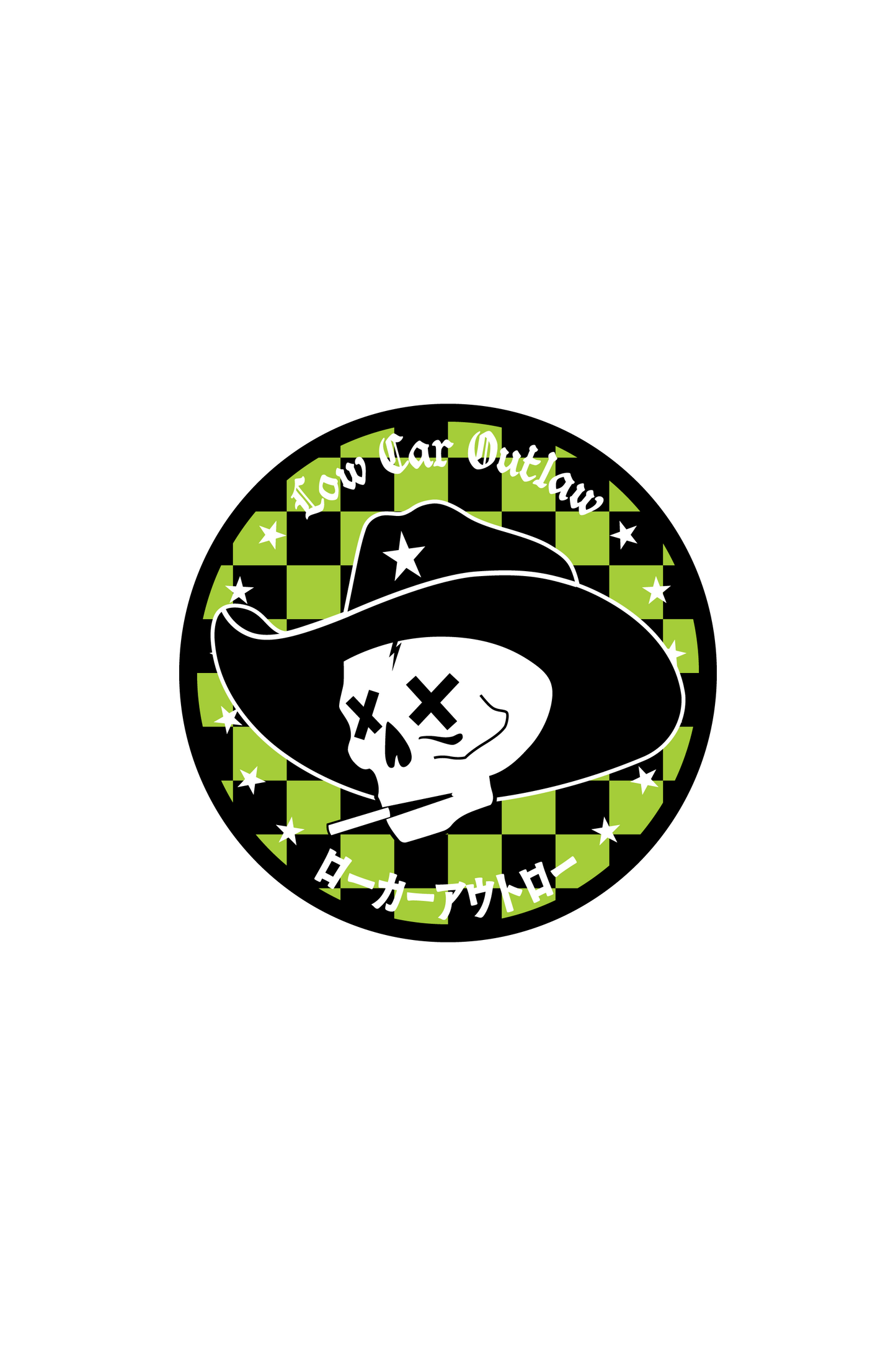 Low Car Outlaw Stickers