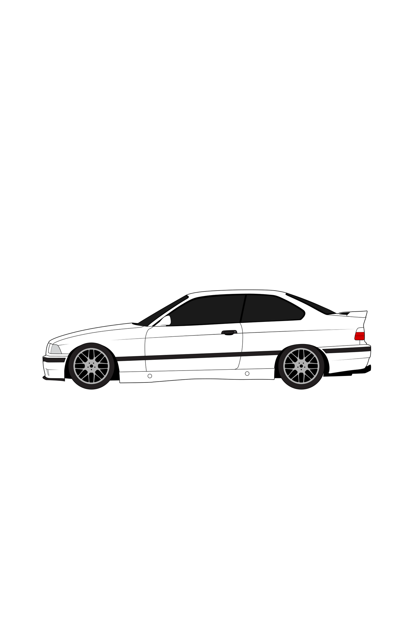 E36 Coupe Keychains
