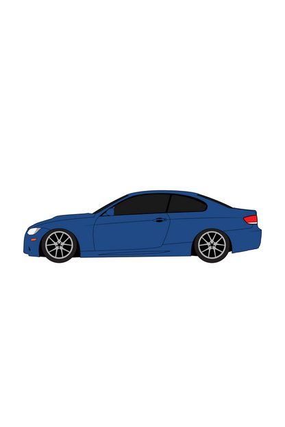 E90 Coupe Keychains