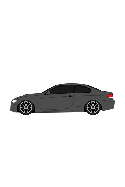 E90 Coupe Keychains