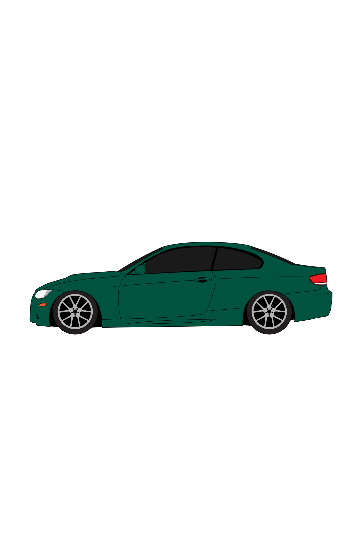 E90 Coupe Keychains