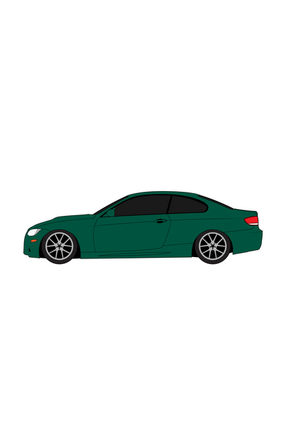 E90 Coupe Keychains