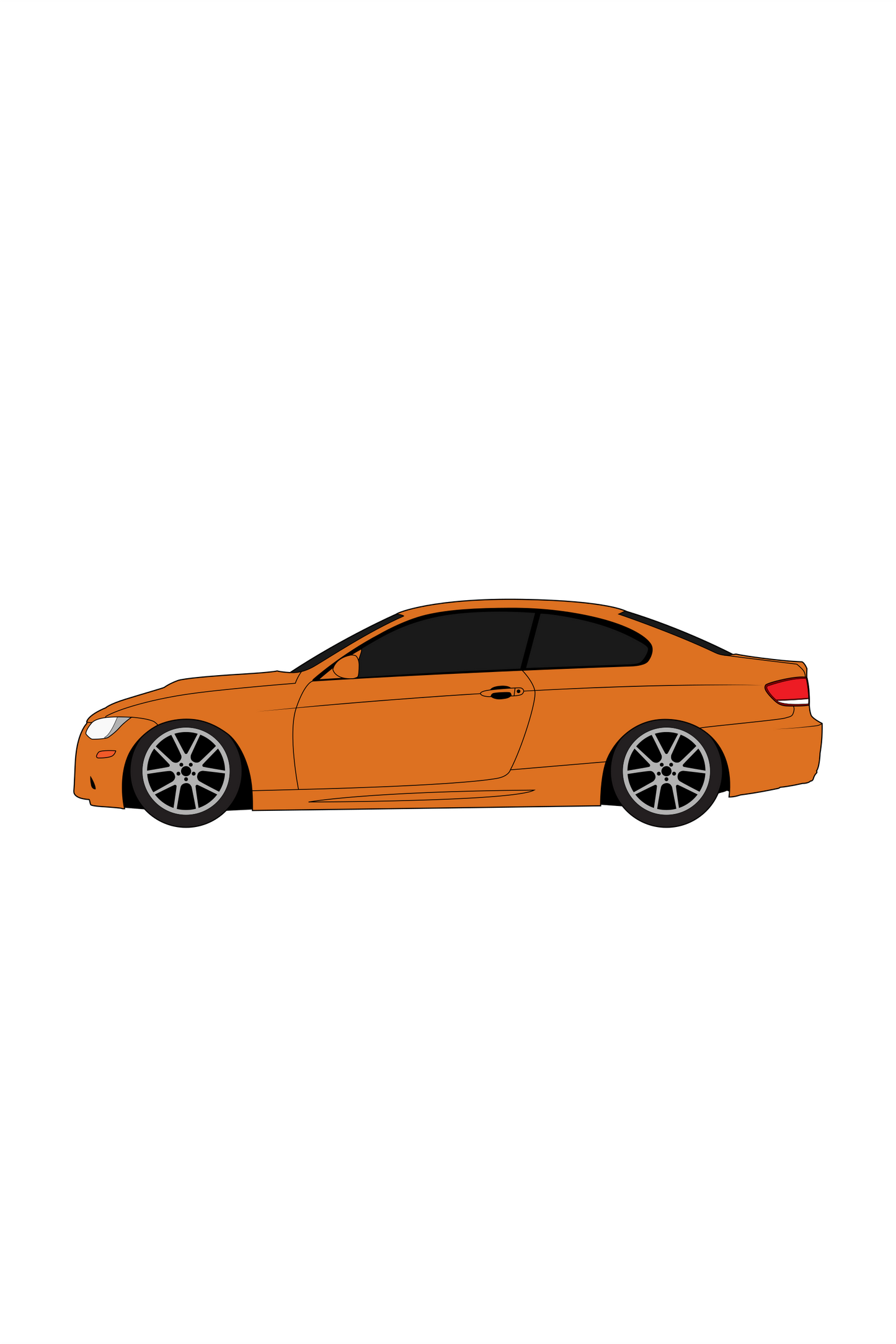 E90 Coupe Keychains
