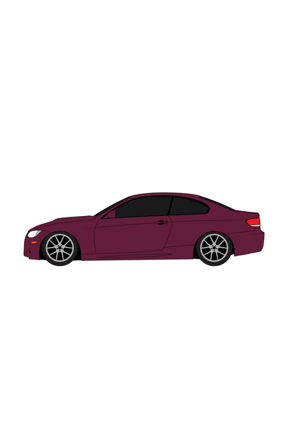 E90 Coupe Keychains