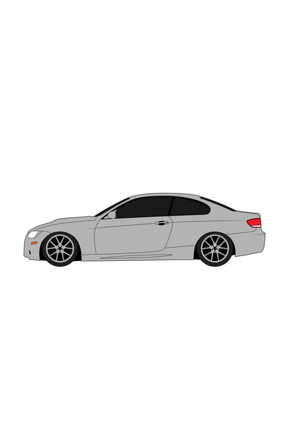 E90 Coupe Keychains