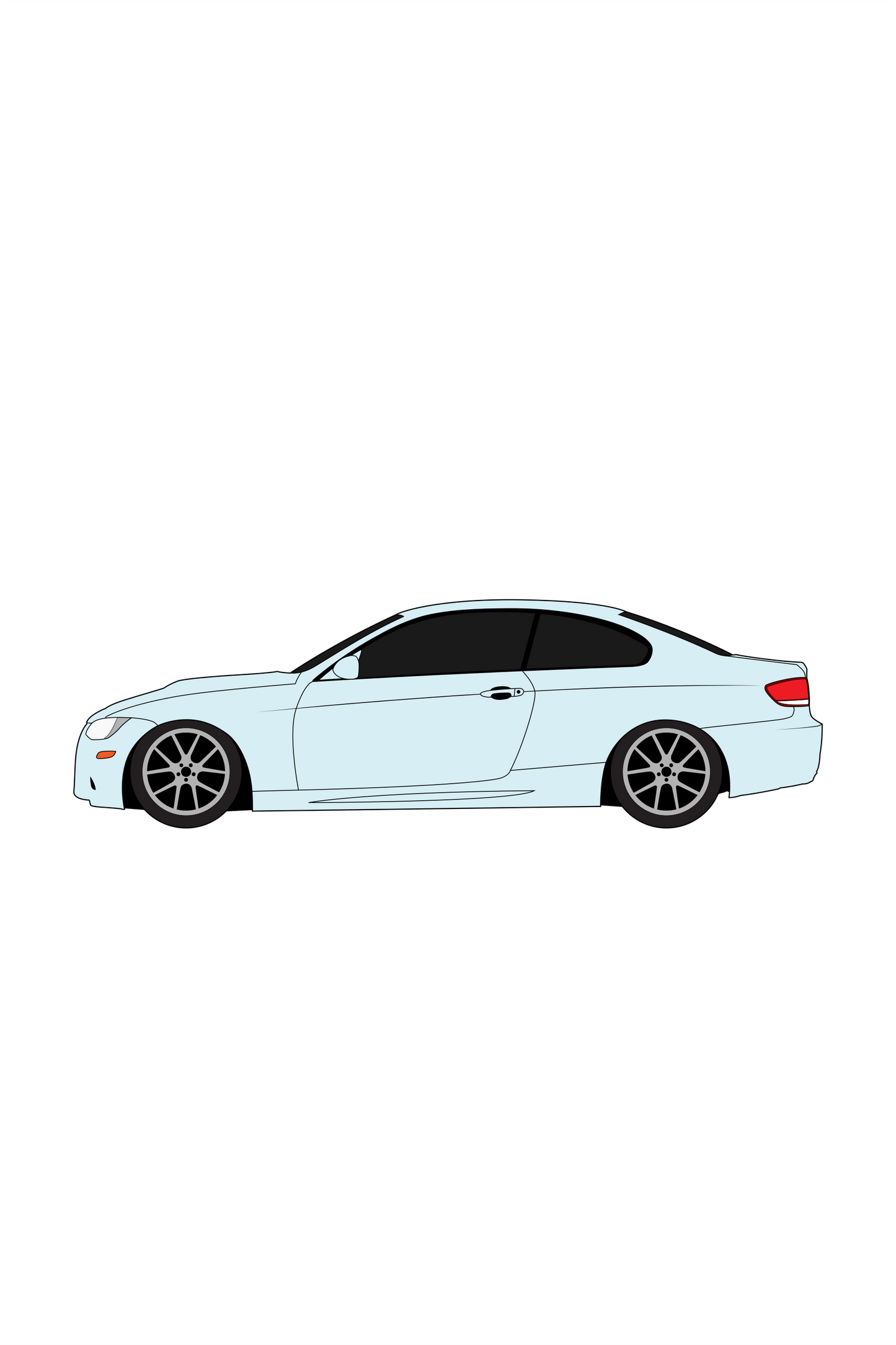 E90 Coupe Keychains