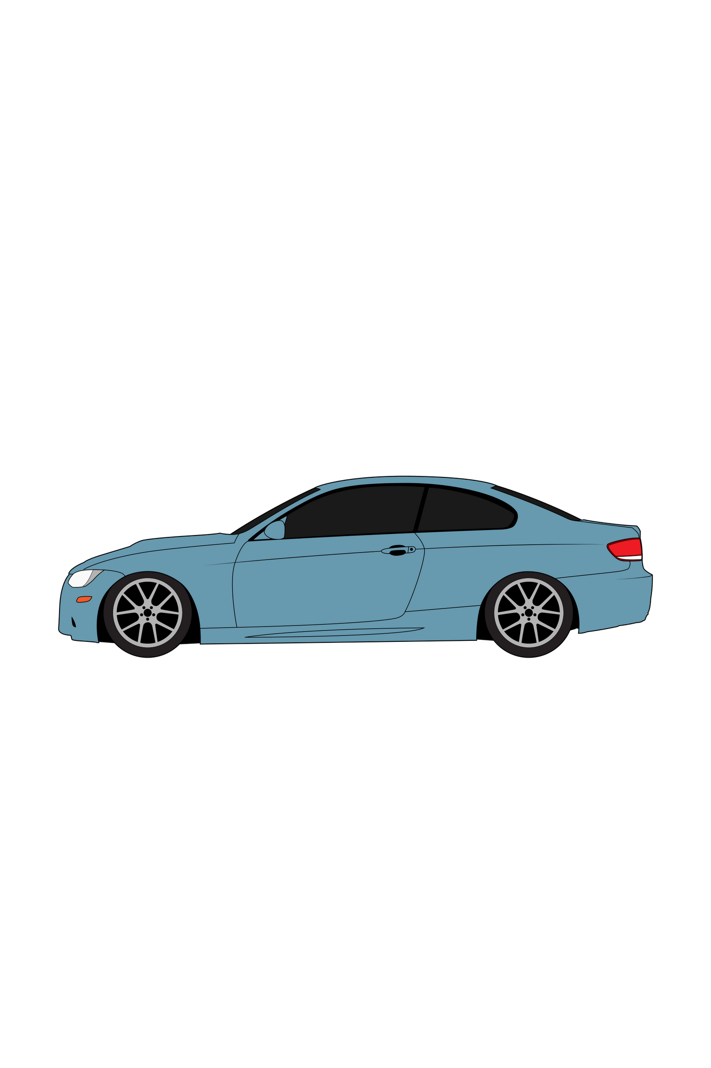 E90 Coupe Keychains