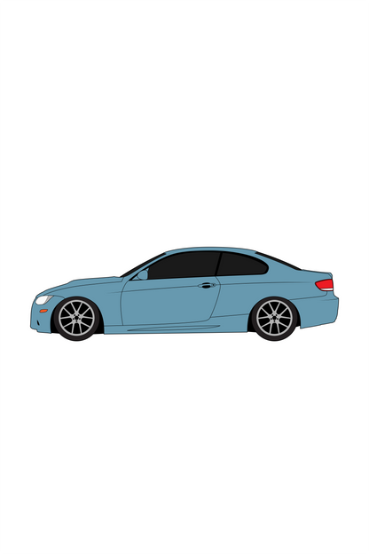 E90 Coupe Keychains
