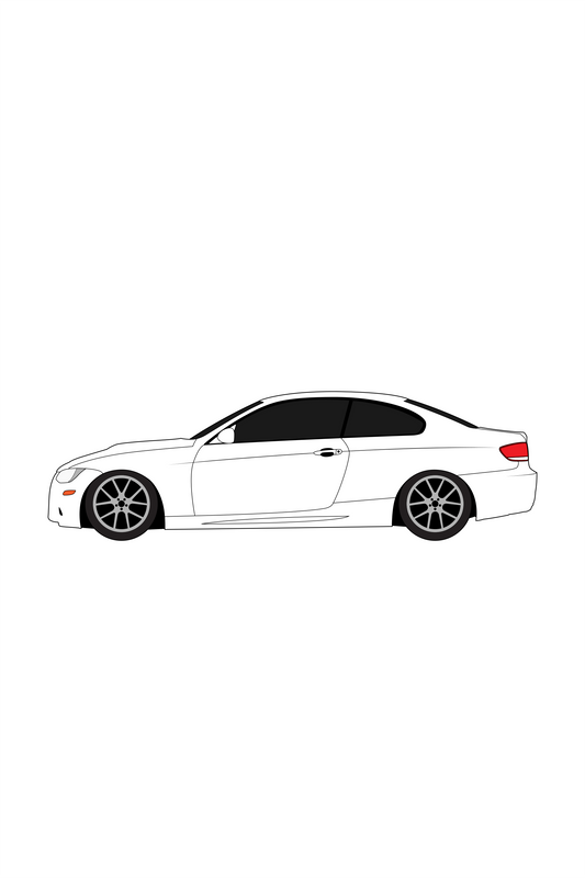 E90 Coupe Keychains