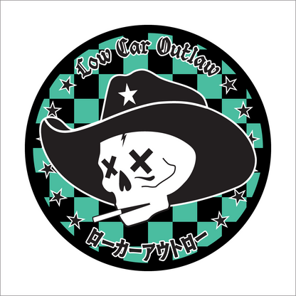 Low Car Outlaw Stickers