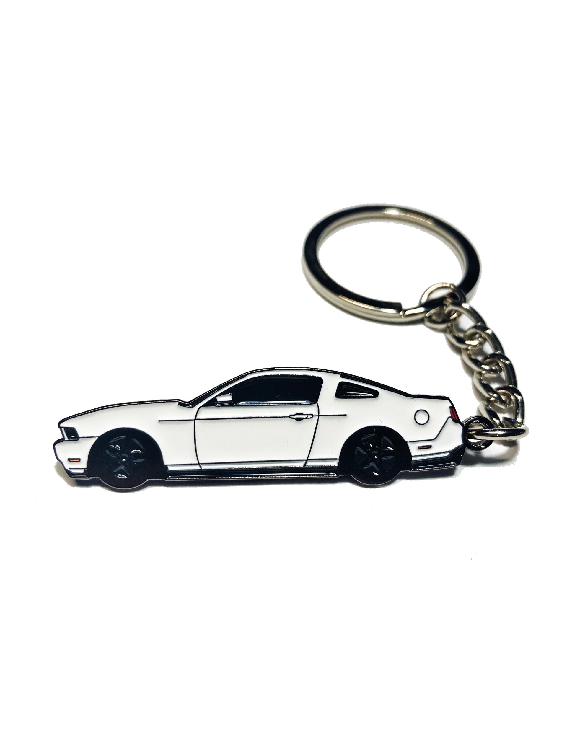 Drift Pins Mustang S197 (2010-2012) Keychains Silver