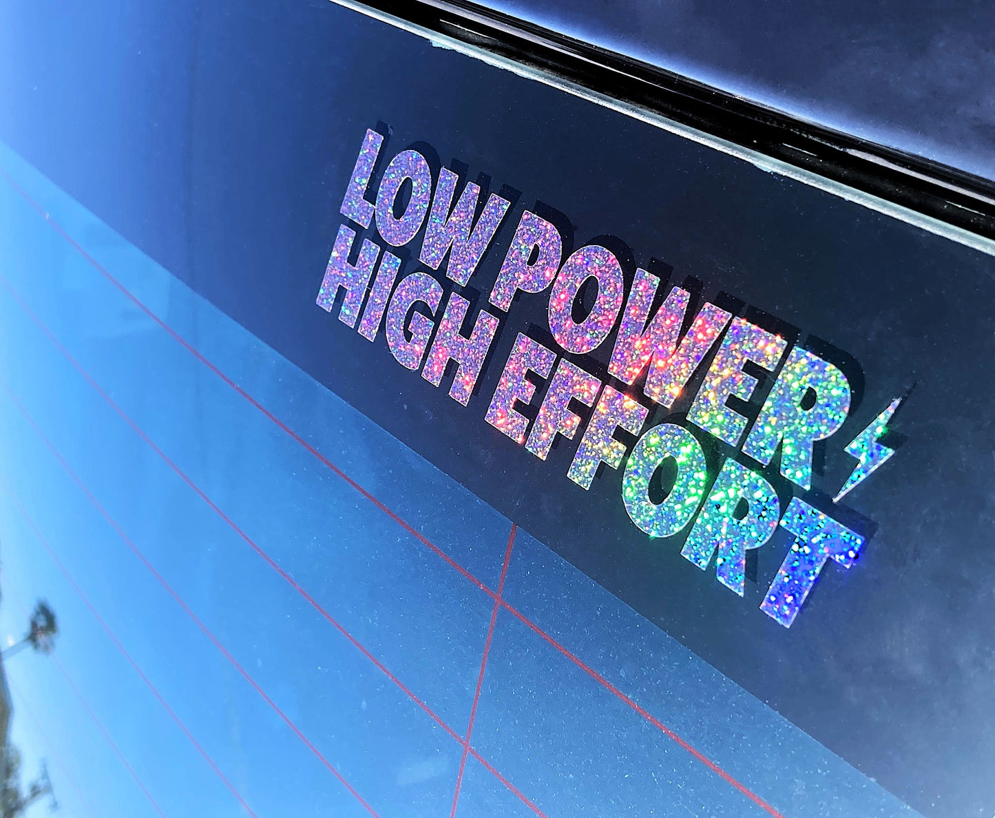 Low Power, High Effort Vinyl Stickers